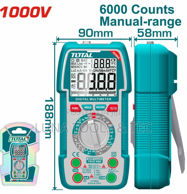 Total TMT Digital Multimeter 1000v 6000 Counts