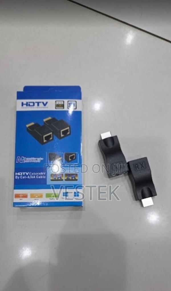HDTV Extender by Cat5e Cat6 Cable to Extend the HDTV Display Up to 30m