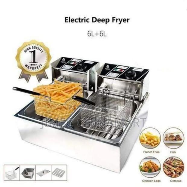 Nunix Double Tank Deep Fryer (6+6l)