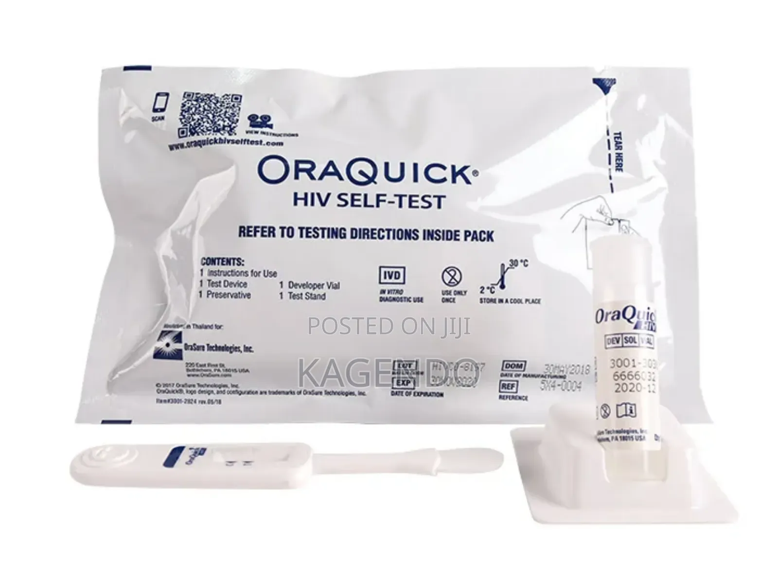 Oraquick – Rapid Oral Hiv‐1/2 Antibody Screening Test