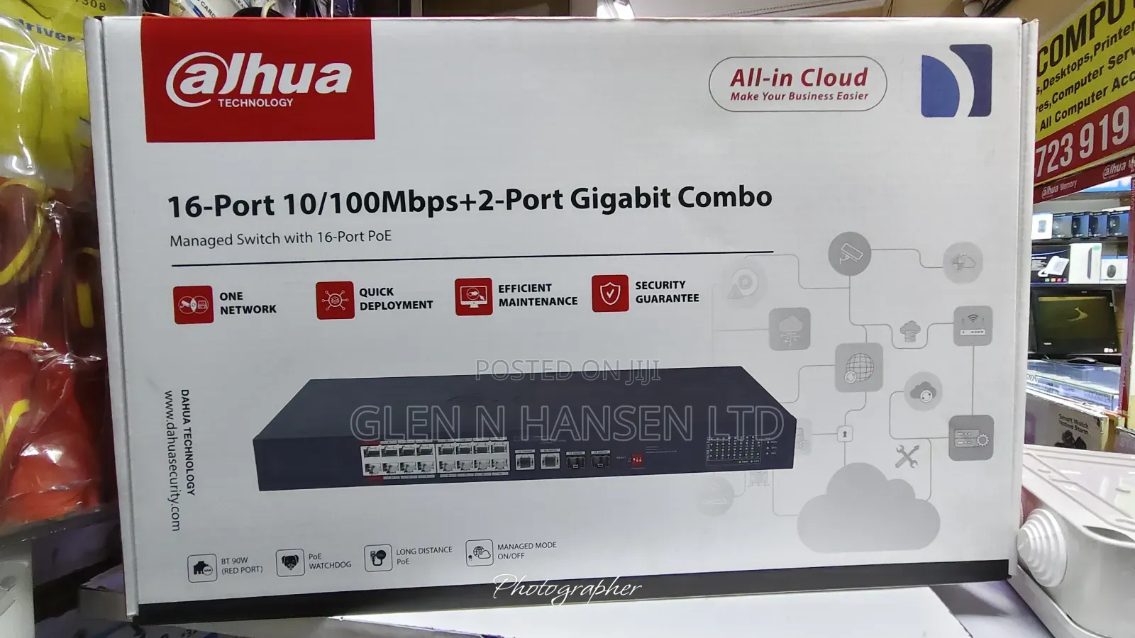 Dahua Managed 16 Port Poe Switch