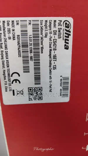 Dahua Managed 16 Port Poe Switch