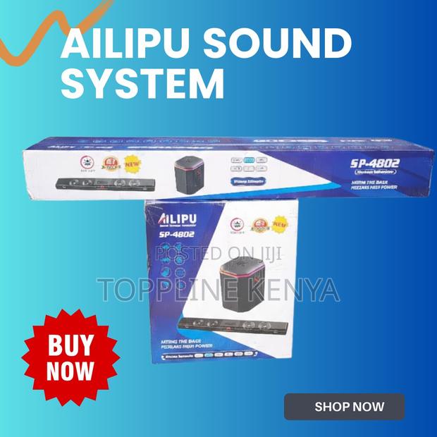 Ailipu 2.1 Channel Home Theater Soundbar With Wireless Subwoofer