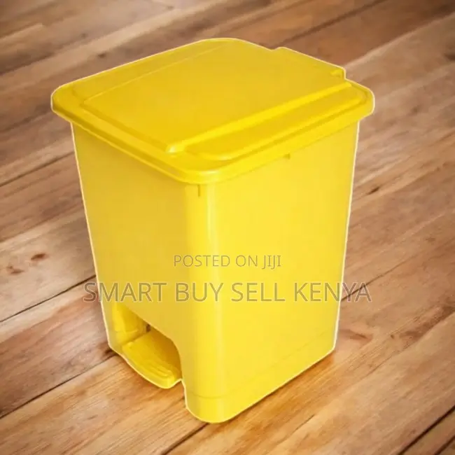 Restaurants Use 30l Hard Plastic Step Pedal Waste Garbage Dust Bin