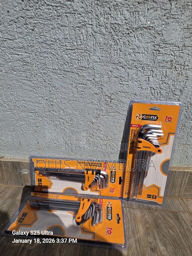 Extra Long Hex Key Set/ Allan Key Set 9pc - main view