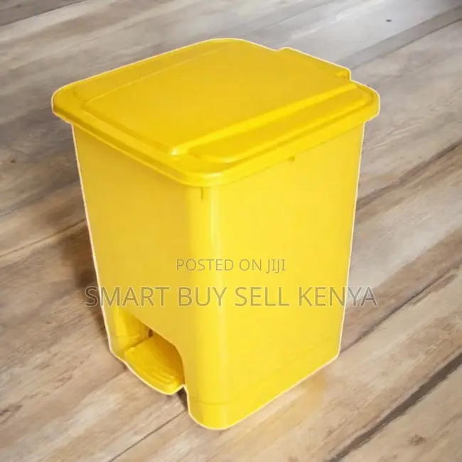 Multi Purpose 30l Hard Plastic Body Step Pedal Waste Garbage Dust Bin