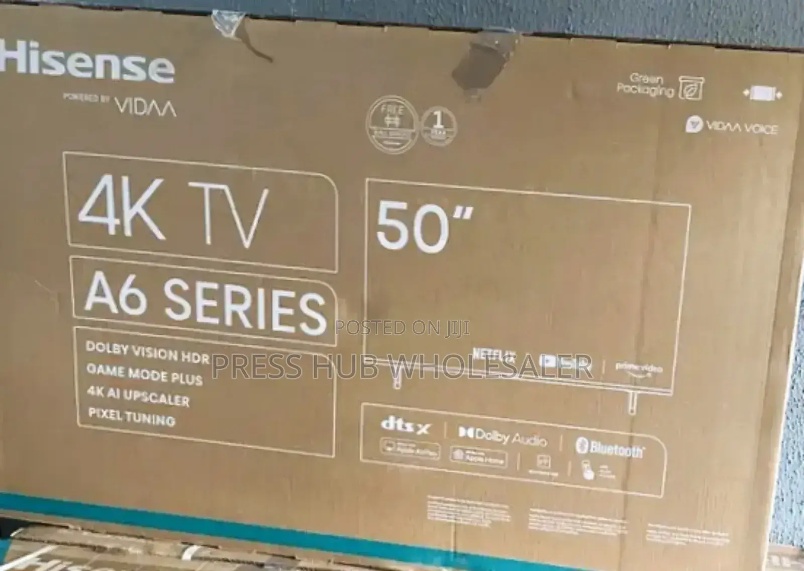 Hisense 50-Inch Tv, Specifically the A6 Series Model 50a6k.