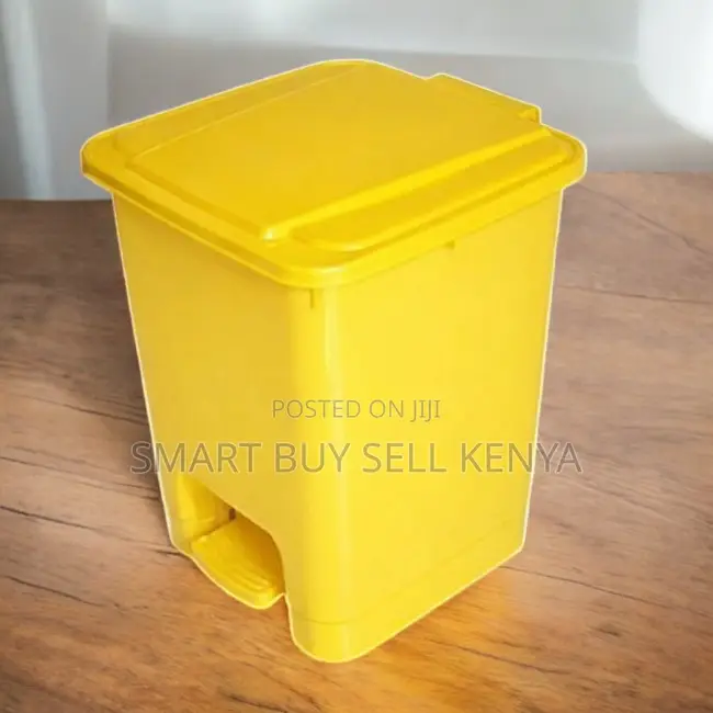 Rectangular Shape 30l Hard Plastic Step Pedal Waste Garbage Dust Bin