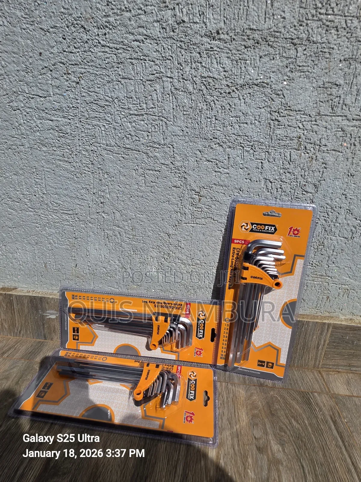 Hex Key Set/ 9pc Extra Long Hex Key Set
