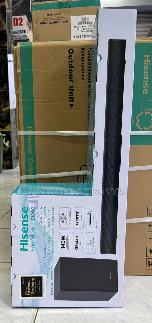 Hisense Sound Bar Hs1800 140w 2.1ch