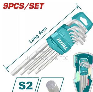 Total 9pcs Hex Key SetMaterial:Cr-V - thumbnail 2