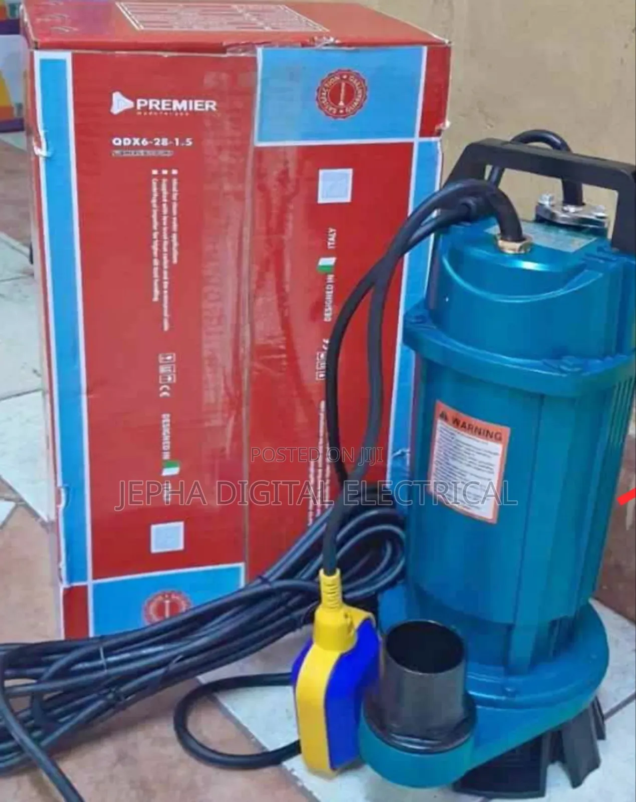 2h Premier Submersible Water Pump