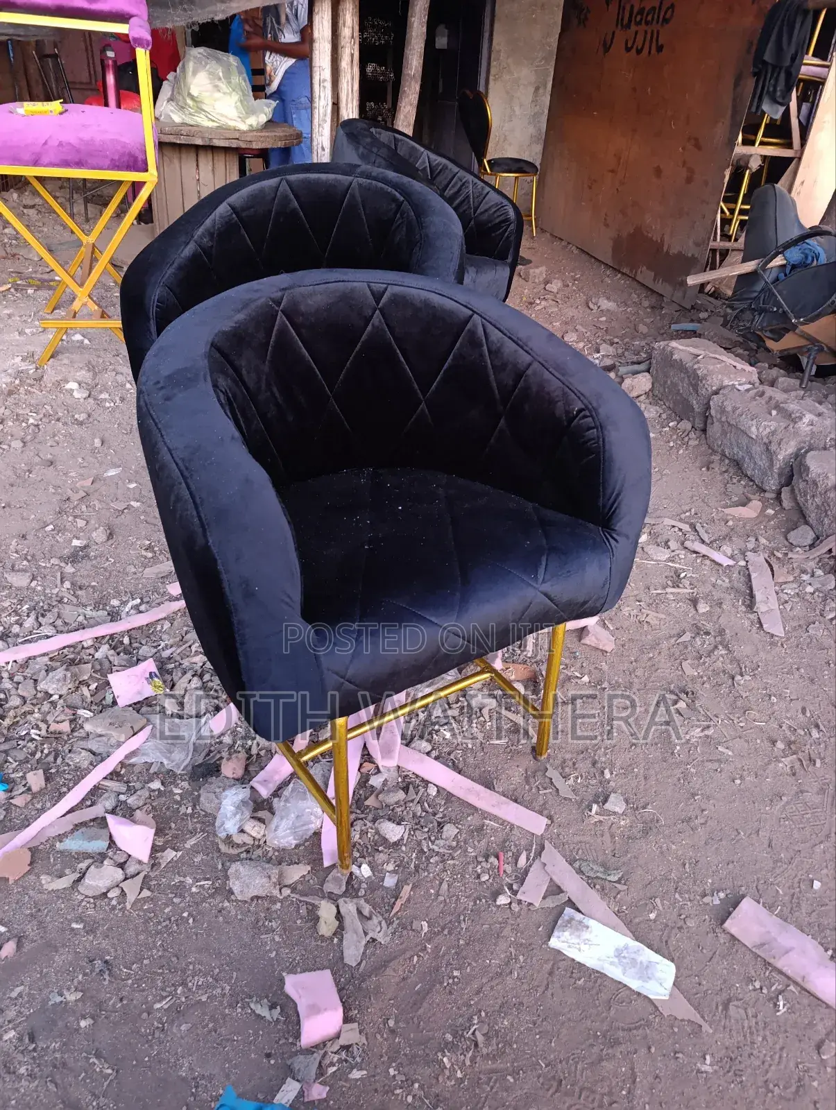 Styling Salon Seats and Chair