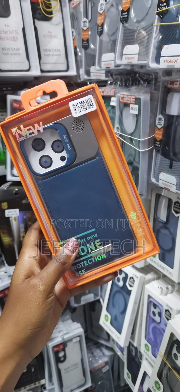 Freasie Metallic Pu Leather Case for iPhone 15 Pro Max - thumbnail 3