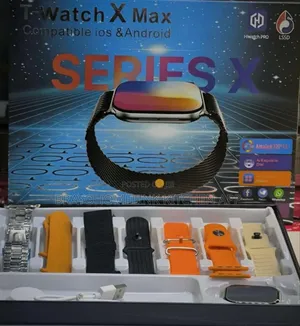 *T Watch X Max Series X*
- 7 Straps