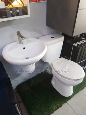 Toilet+ Half Pendstal Basin Available