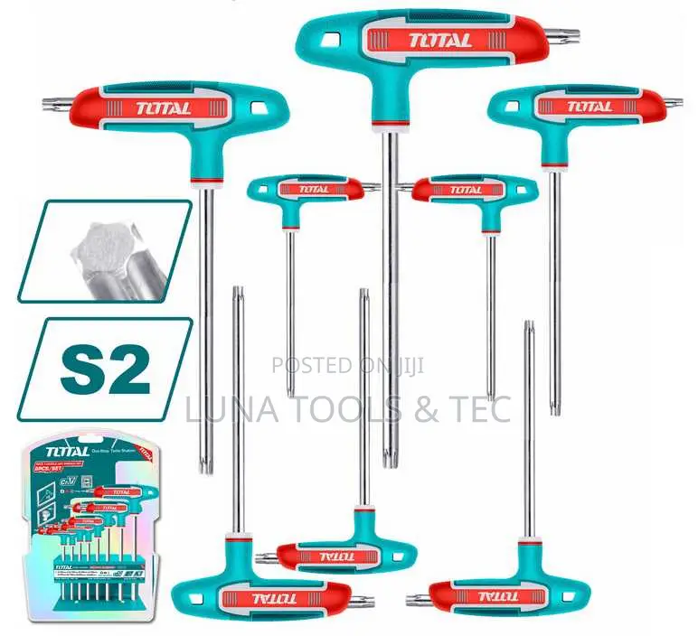 Total Thhw80836 8 PCS T-Handle Torx Wrench Set 2 Sets