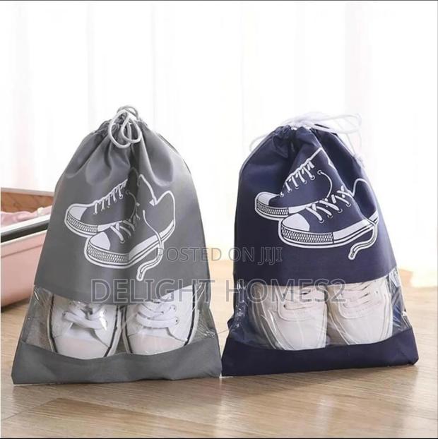 Non Woven Portable Shoe Storage Bag.-Nje - main view