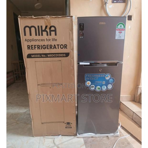 Mika 138 L 2 Door Fridge With Frost‐Free Cooling Adjustable Shelves