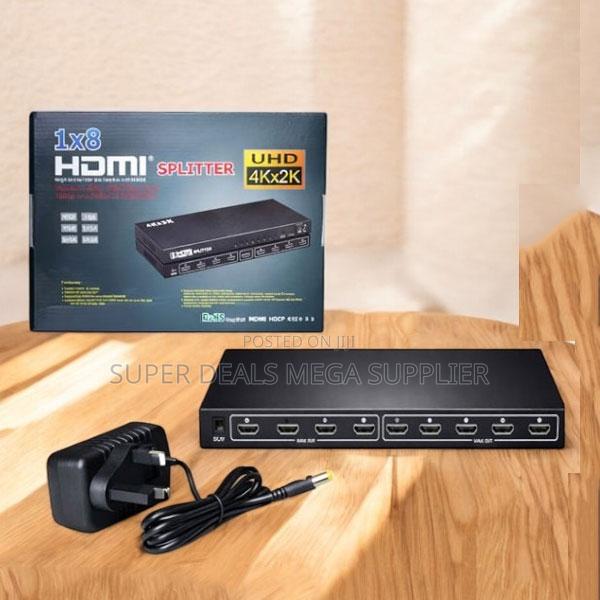 Compact Design 8 Port Hdmi Splitter 1×8 Amplifier
