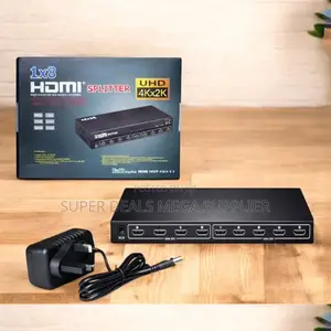 Led Indicator Display 8 Port Hdmi Splitter 1×8