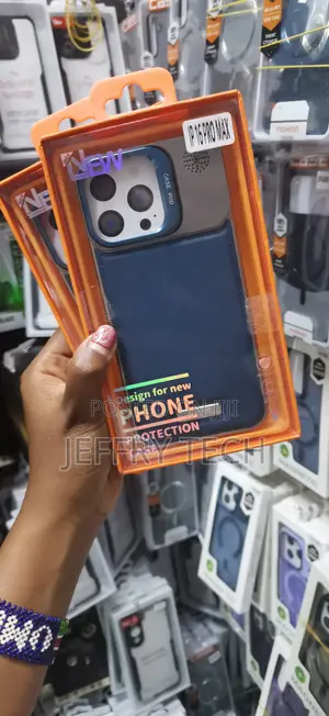 Xazere iPhone 16 Pro Max Frameless Aluminum Leather Design Case