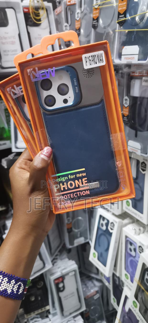 Xazere iPhone 16 Pro Max Frameless Aluminum Leather Design Case - thumbnail 3