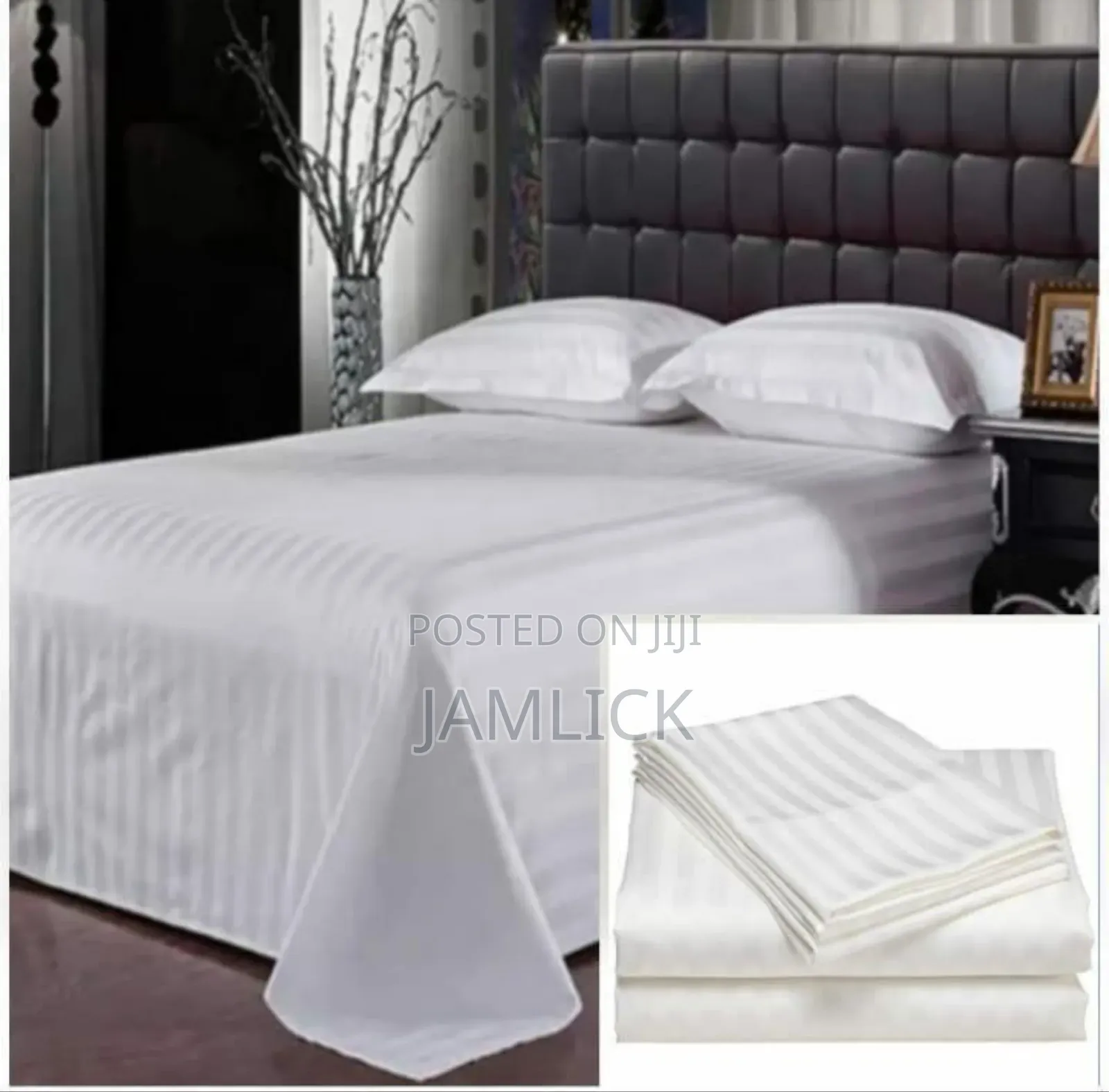 Hotel-Quality Coloured Striped Bedsheet Set