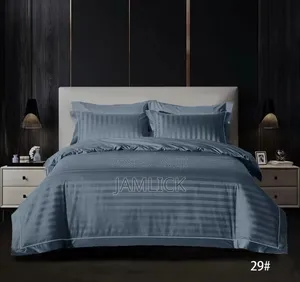 Hotel-Quality Coloured Striped Bedsheet Set