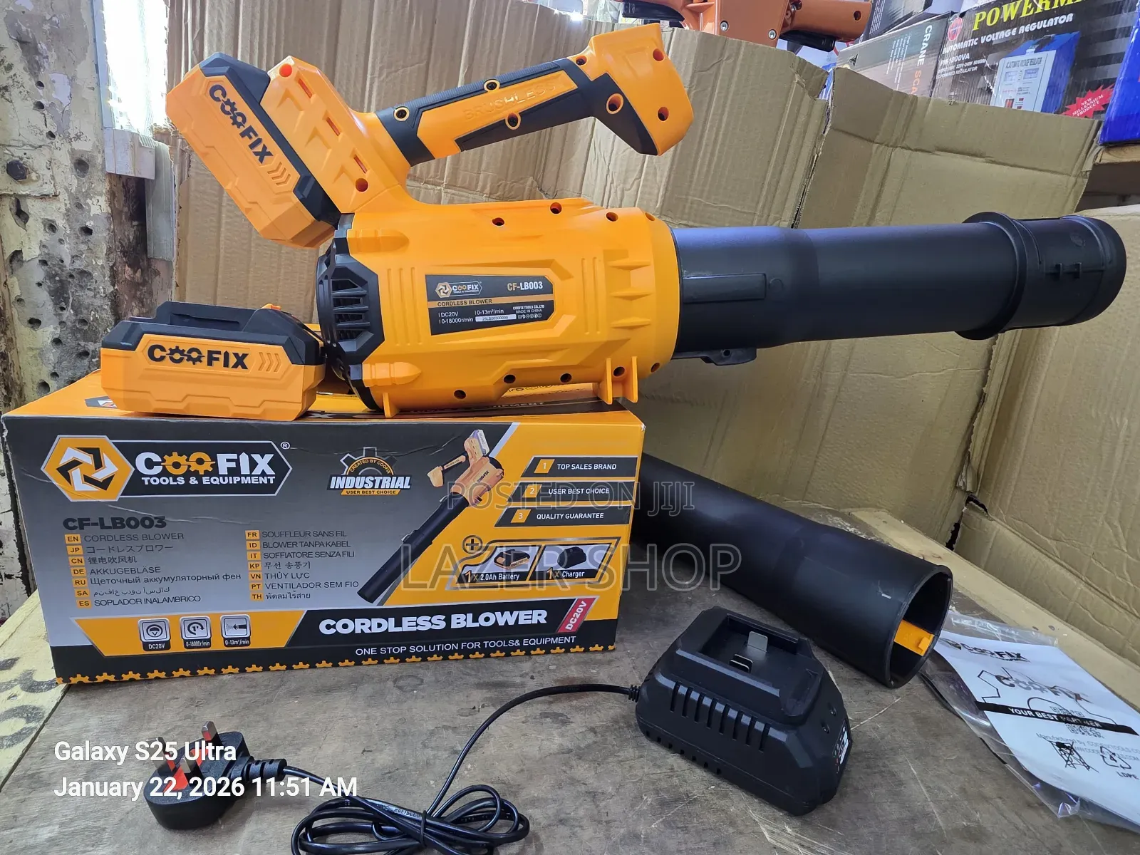 Coofix Cordless Blower 4.0ah