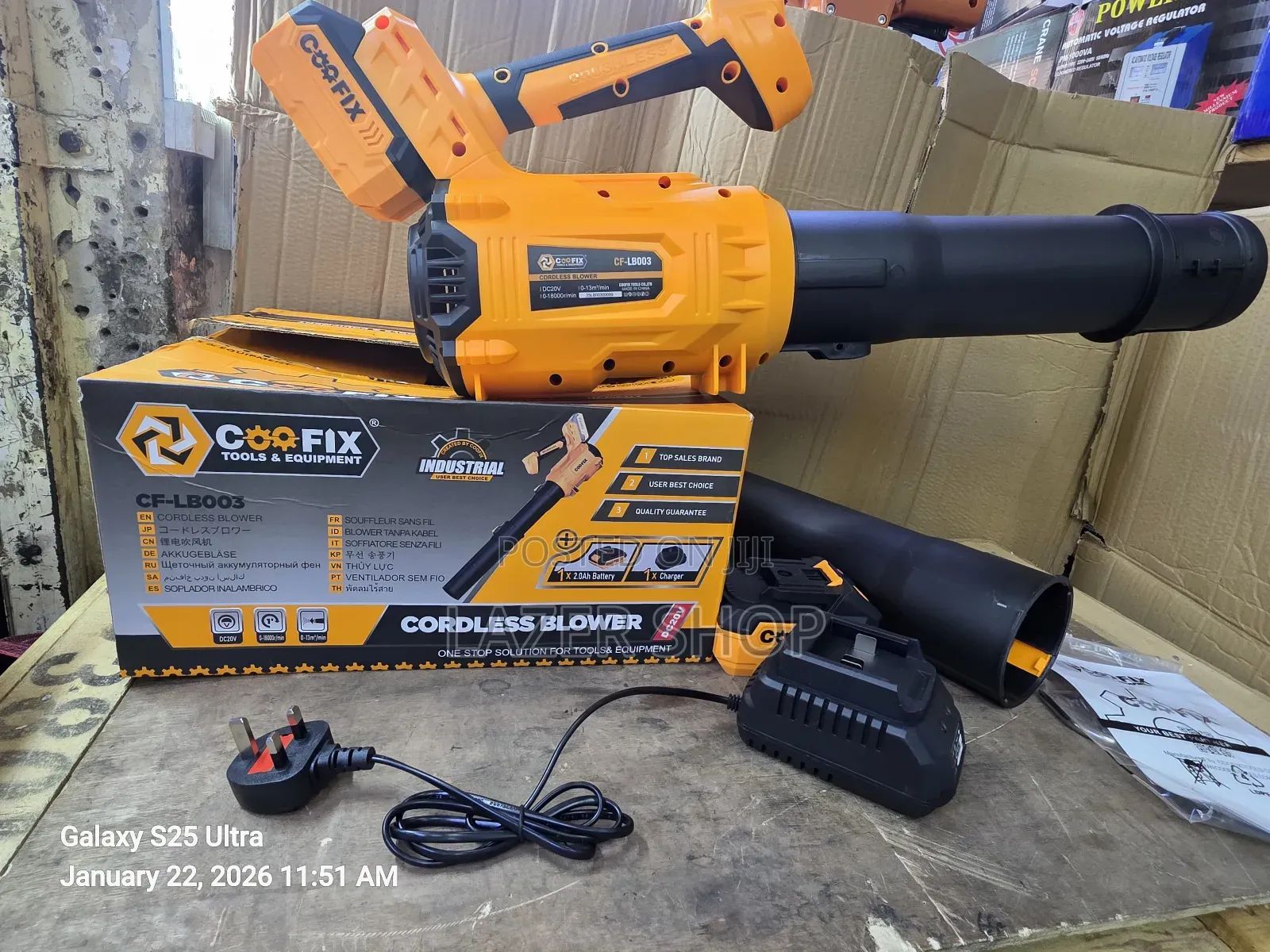 Coofix Cordless Blower 4.0ah