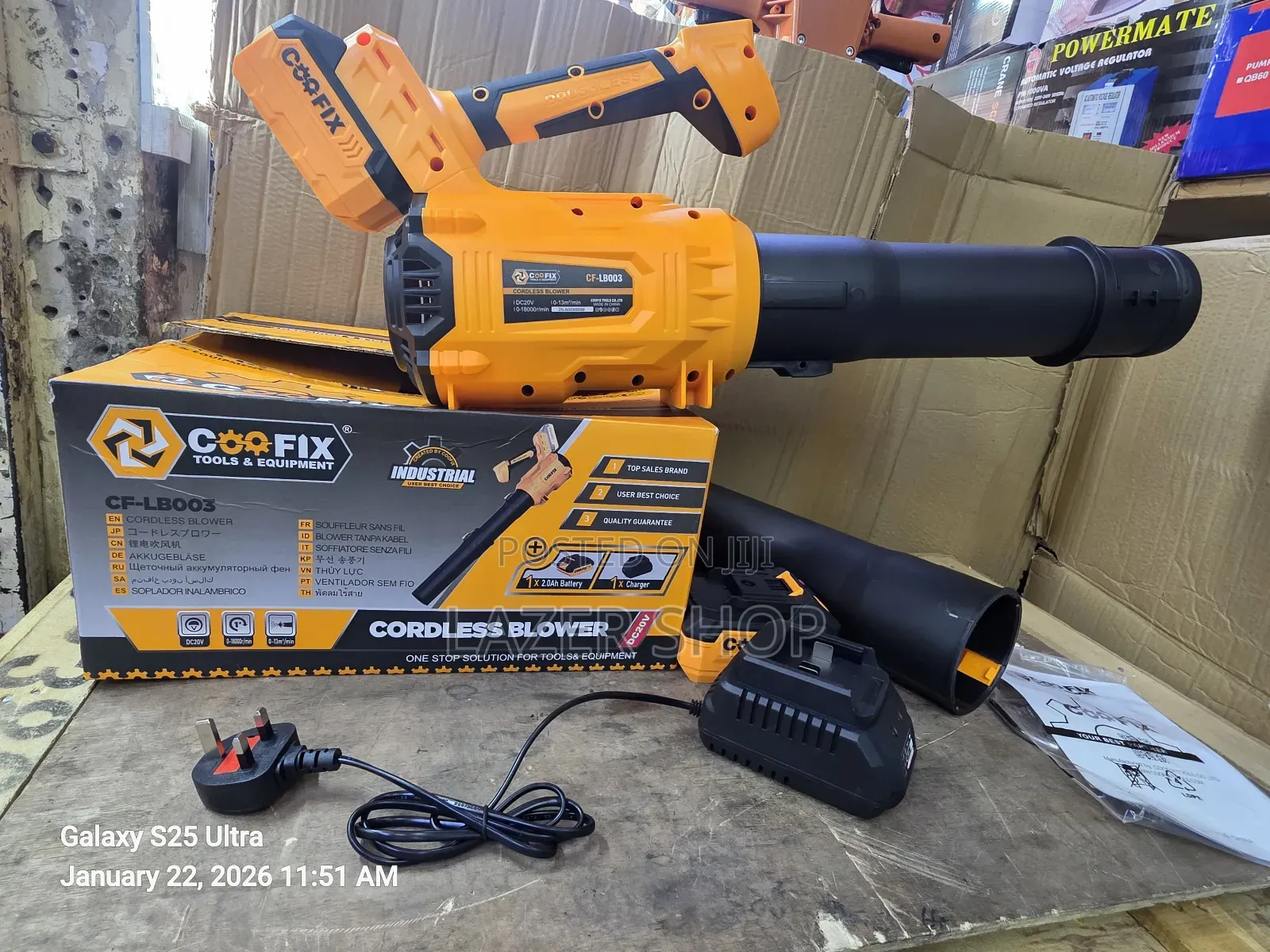 Coofix Cordless Blower 4.0ah