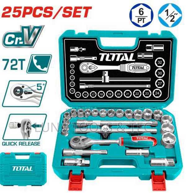 Quality Tht121251 25 PCS 1/2" Socket Set