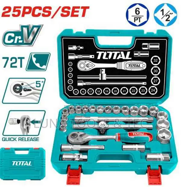 Quality Tht121251 25 PCS 1/2" Socket Set