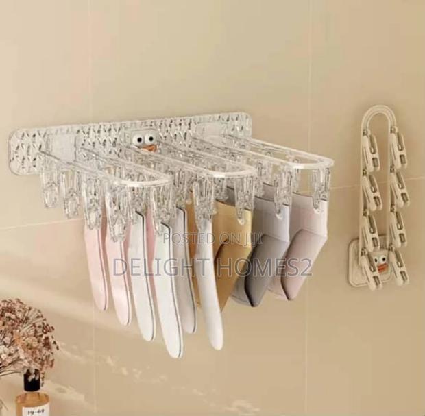 24 Clip Multifunction Wall Folding Cloth Hanger-Car