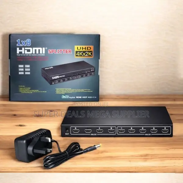 Fast Data Transfer Hdmi Splitter 1×8 Repeater