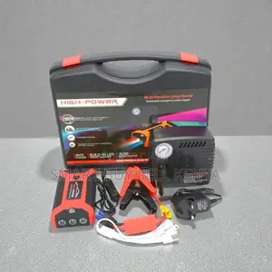Compact Design Heavy Duty 99800mah Jump Starter Air Compressor Pump