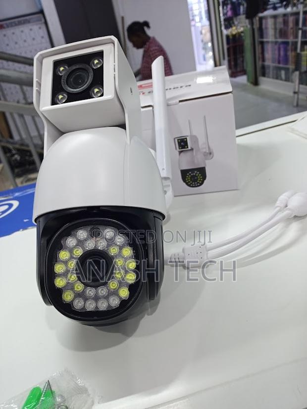 4g Sim Hd Wireless Dual Lens CCTV Camera 360 View