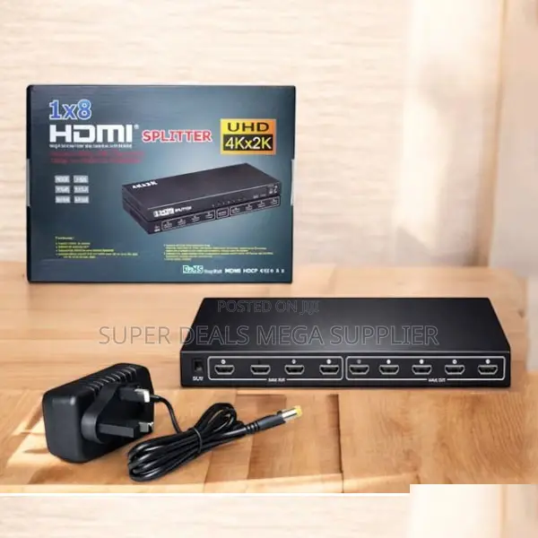 Professional 8 Port Hdmi Splitter 1×8 Repeater