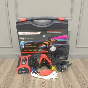 Large Capacity 99800mah Car Jump Starter With Air Compressor Pump