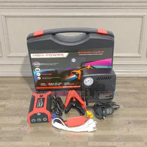 Rechargeable Battery 99800mah Jump Starter With Tire Inflator