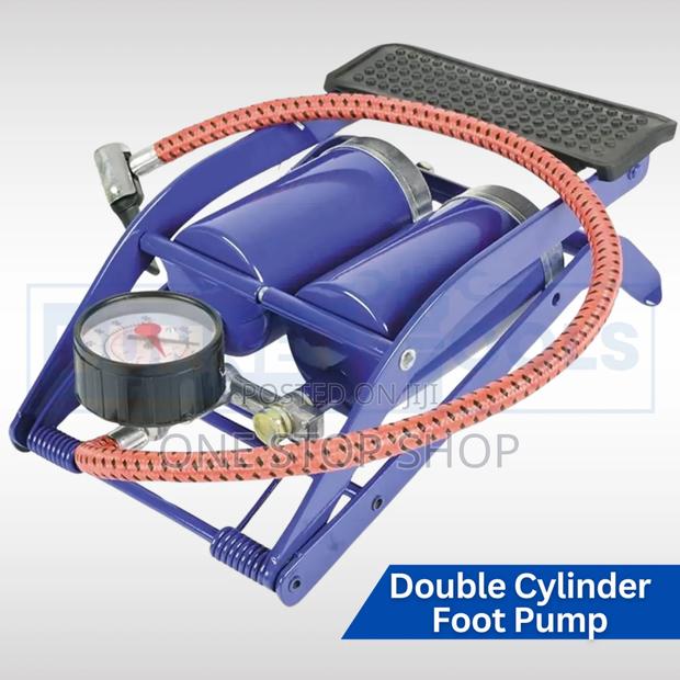 Double Foot Pump With Gauge - main view