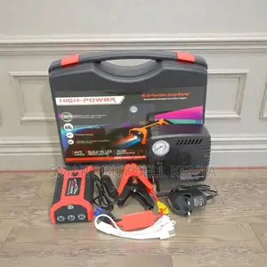 Heavy Duty High Power 99800mah Jump Starter Air Compressor Pump