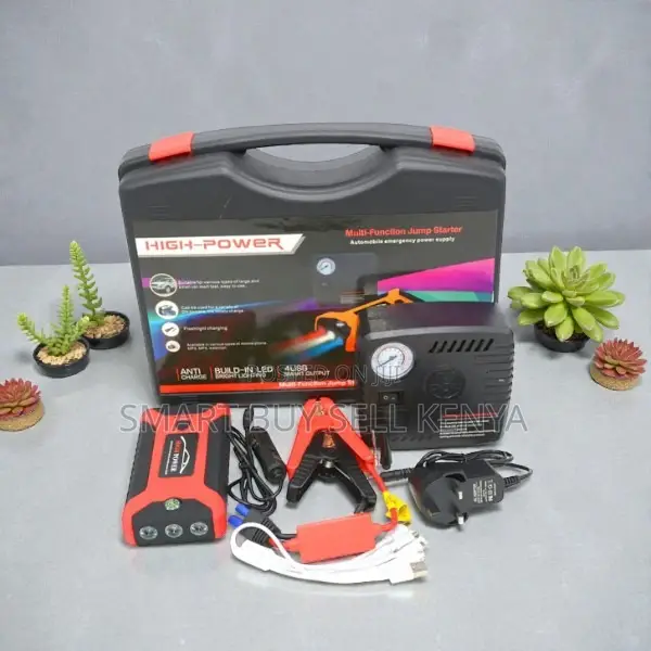 Ultra High Quality 99800mah Jump Starter With Air Compressor Pump
