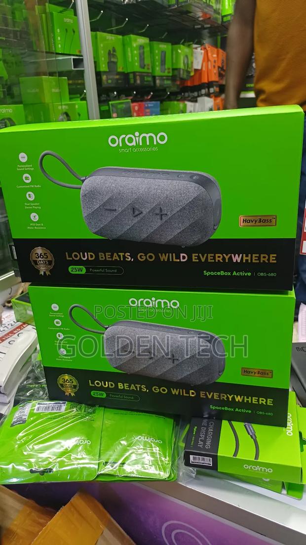 Oraimo Spacebox Active 25w Powerful Fm Wireless Speaker