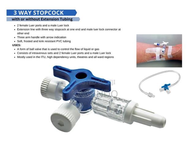 3‐Way Stop Cock – Medical Fluid Control Valve - main view