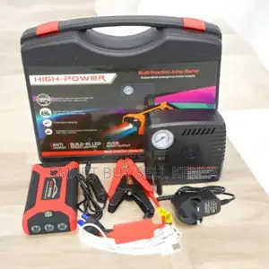 Lightweight Compact Design 99800mah Jump Starter Tire Inflato