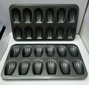 High-Quality 12-Slots Non-Stick Cookie Madeleines Baking Tin - Pm - thumbnail 2