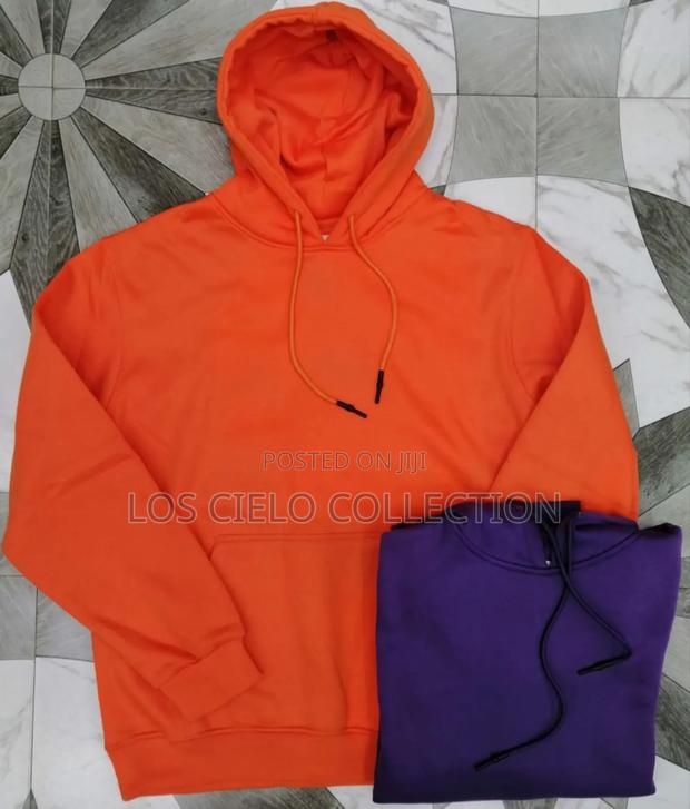 Unisex Plain Hoodies - thumbnail 2