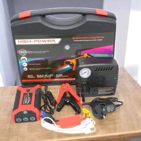Enhanced Quality 99800mah Car Jump Starter Air Compressor Pump